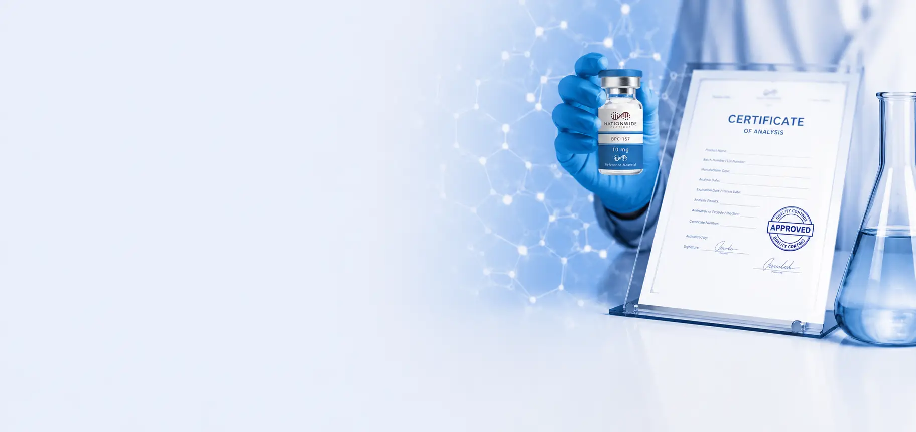 Synthetic vs bioactive peptides certificate of analysis documentation for research quality review