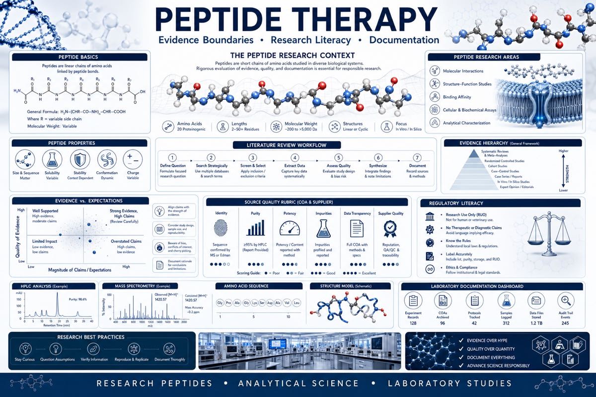 peptide research evidence 2026 research dashboard